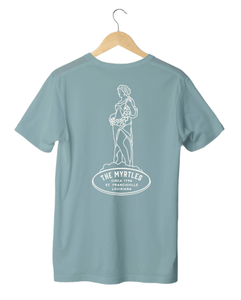 Myrtles Statue Blue T-shirt